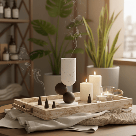 AKDC Large White Ceramic Cylindrical Incense Burner – Decorative and Functional Aromatherapy Accessory for Home – 23 cm - Al Kabayel Discount CentreAKDC Large White Ceramic Cylindrical Incense Burner – Decorative and Functional Aromatherapy Accessory for Home – 23 cmCeramic Incense BurnerAKDCAl Kabayel Discount Centre