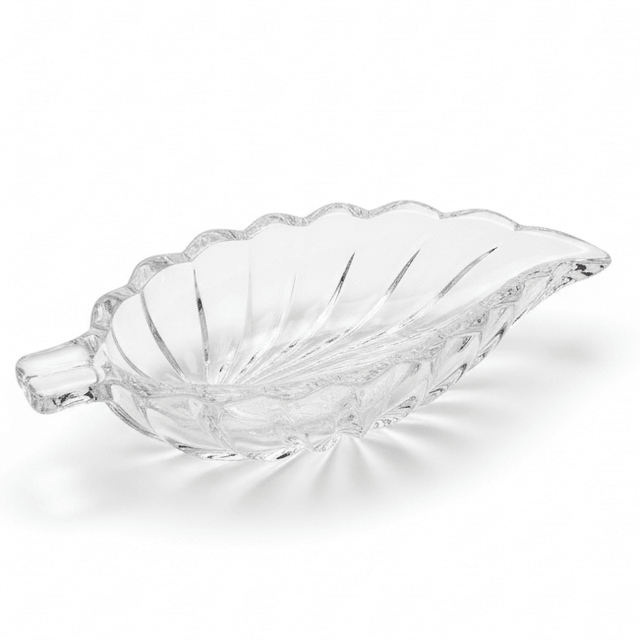 AKDC Leaf - Shaped Glass Sauce Bowl – Decorative Leaf Design Bowl for Dips, Sauces & Condiments 12×7 cm - Al Kabayel Discount CentreAKDC Leaf - Shaped Glass Sauce Bowl – Decorative Leaf Design Bowl for Dips, Sauces & Condiments 12×7 cmBowlsAKDCAl Kabayel Discount Centre