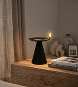 AKDC LED Metal Candle Light – Matte Black | 10×9 cm - Al Kabayel Discount CentreAKDC LED Metal Candle Light – Matte Black | 10×9 cmHome Décor AccentsAKDCAl Kabayel Discount Centre