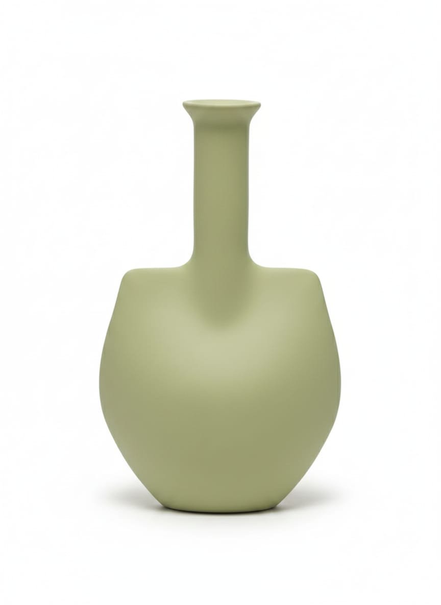 AKDC Light Green Ceramic Decorative Vase – 22×12 cm - Al Kabayel Discount CentreAKDC Light Green Ceramic Decorative Vase – 22×12 cmFlower/Plant PotsAKDCAl Kabayel Discount Centre