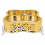 AKDC Luxe Gold & Silver Metal Candy Box Metal with Glass Lid – Stylish Decorative Storage 25 cm - Al Kabayel Discount CentreAKDC Luxe Gold & Silver Metal Candy Box Metal with Glass Lid – Stylish Decorative Storage 25 cmJars & Food SaversAKDCAl Kabayel Discount Centre