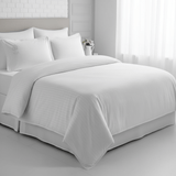 AKDC Luxury 6 - Piece White Cotton Comforter Set for King Size Bed – 240×260 cm Comforter, Deep Pocket Fitted Sheet & Pillow Shams - Al Kabayel Discount CentreAKDC Luxury 6 - Piece White Cotton Comforter Set for King Size Bed – 240×260 cm Comforter, Deep Pocket Fitted Sheet & Pillow ShamsBeddingAKDCAl Kabayel Discount Centre