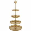 AKDC Luxury Gold 4 Tier Dessert Stand Premium Display Rack for Cakes Cupcakes and Events 62 cm - Al Kabayel Discount CentreAKDC Luxury Gold 4 Tier Dessert Stand Premium Display Rack for Cakes Cupcakes and Events 62 cmServing TraysAKDCAl Kabayel Discount Centre