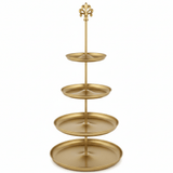 AKDC Luxury Gold 4 Tier Dessert Stand Premium Display Rack for Cakes Cupcakes and Events 62 cm - Al Kabayel Discount CentreAKDC Luxury Gold 4 Tier Dessert Stand Premium Display Rack for Cakes Cupcakes and Events 62 cmServing TraysAKDCAl Kabayel Discount Centre
