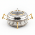 AKDC Luxury Round Glass & Metal Dates Bowl with Lid – Elegant Ramadan & Hospitality Serving Bowl 22 cm - Al Kabayel Discount CentreAKDC Luxury Round Glass & Metal Dates Bowl with Lid – Elegant Ramadan & Hospitality Serving Bowl 22 cmBowlsAKDCAl Kabayel Discount Centre
