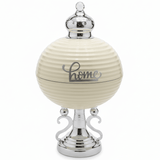 AKDC Luxury Silver & Cream Footed Round Candy Bowl – Premium Raised Metal Serving Dish for Dates Chocolates & Snacks – Elegant Centerpiece Design – 30x18 cm - Al Kabayel Discount CentreAKDC Luxury Silver & Cream Footed Round Candy Bowl – Premium Raised Metal Serving Dish for Dates Chocolates & Snacks – Elegant Centerpiece Design – 30x18 cmBowlsAKDCAl Kabayel Discount Centre