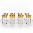 AKDC Luxury Tea Glass Set of Six Pieces with Elegant Gold Detailing 100 ml - Al Kabayel Discount CentreAKDC Luxury Tea Glass Set of Six Pieces with Elegant Gold Detailing 100 mlTumblersAKDCAl Kabayel Discount Centre