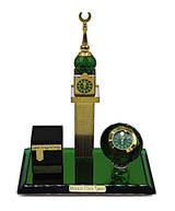 AKDC Makkah Clock Tower with Kaabah Landmark Miniature – Luxurious Islamic Home Décor Showpiece, 18×13 cm - Al Kabayel Discount CentreAKDC Makkah Clock Tower with Kaabah Landmark Miniature – Luxurious Islamic Home Décor Showpiece, 18×13 cmHome Décor AccentsAKDCAl Kabayel Discount Centre