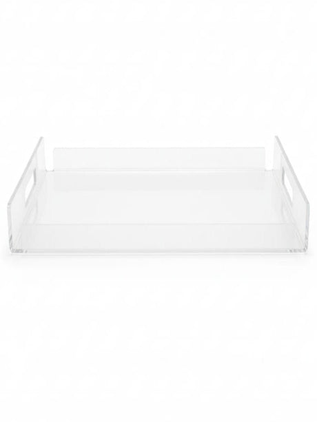 AKDC Matte Transparent Acrylic Multipurpose Serving Tray – 37 × 23 cm Modern Non - Slip Table Organizer Tray - Al Kabayel Discount CentreAKDC Matte Transparent Acrylic Multipurpose Serving Tray – 37 × 23 cm Modern Non - Slip Table Organizer TrayServing TraysAKDCAl Kabayel Discount Centre