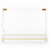 AKDC Medium Rectangular Acrylic Tray Durable Clear Serving Tray for Food and Beverage Service 41 x 21 cm - Al Kabayel Discount CentreAKDC Medium Rectangular Acrylic Tray Durable Clear Serving Tray for Food and Beverage Service 41 x 21 cmServing TraysAKDCAl Kabayel Discount Centre
