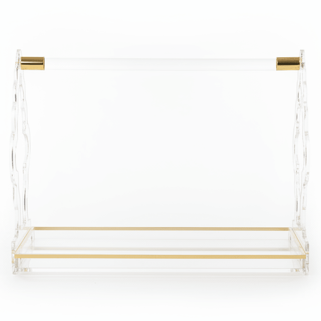 AKDC Medium Rectangular Acrylic Tray Durable Clear Serving Tray for Food and Beverage Service 41 x 21 cm - Al Kabayel Discount CentreAKDC Medium Rectangular Acrylic Tray Durable Clear Serving Tray for Food and Beverage Service 41 x 21 cmServing TraysAKDCAl Kabayel Discount Centre