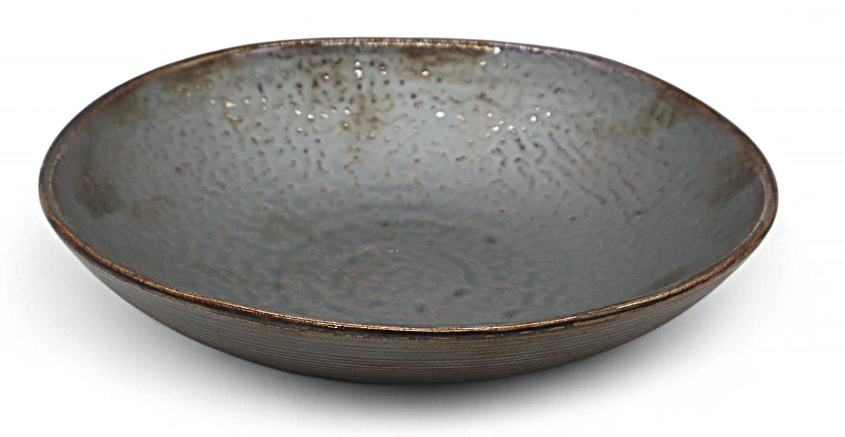 AKDC Medium Rustic Ceramic Bowl – 21×6 cm, Elegant Artisan Finish - Al Kabayel Discount CentreAKDC Medium Rustic Ceramic Bowl – 21×6 cm, Elegant Artisan FinishBowlsAKDCAl Kabayel Discount Centre
