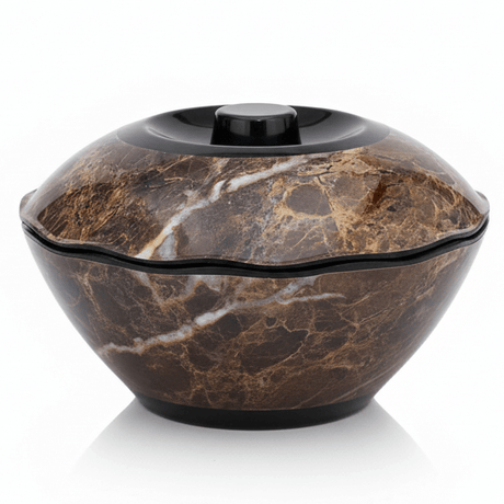 AKDC Melamine Bowl in Dark Brown with Black Rim, Storage & Serving Bowl with Lid – 8 Inch - Al Kabayel Discount CentreAKDC Melamine Bowl in Dark Brown with Black Rim, Storage & Serving Bowl with Lid – 8 InchBowlsAKDCAl Kabayel Discount Centre