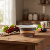 AKDC Melamine Bowl with Lid – Modern Unique Style, Durable Multi - Purpose Food Serving Bowl (16 × 8.5 cm) - Al Kabayel Discount CentreAKDC Melamine Bowl with Lid – Modern Unique Style, Durable Multi - Purpose Food Serving Bowl (16 × 8.5 cm)BowlsAKDCAl Kabayel Discount Centre