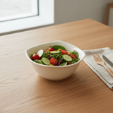 AKDC Melamine Cream Speckled Square Bowl Deep Serving Bowl for Soups, Salads and Snacks – 14 cm - Al Kabayel Discount CentreAKDC Melamine Cream Speckled Square Bowl Deep Serving Bowl for Soups, Salads and Snacks – 14 cmBowlsAKDCAl Kabayel Discount Centre
