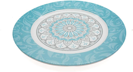 AKDC Melamine Round Dinner Plate  - 28CM - Blue&White - Al Kabayel Discount CentreAKDC Melamine Round Dinner Plate  - 28CM - Blue&WhitePlatesAKDCAl Kabayel Discount Centre