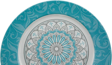 AKDC Melamine Round Dinner Plate  - 28CM - Blue&White - Al Kabayel Discount CentreAKDC Melamine Round Dinner Plate  - 28CM - Blue&WhitePlatesAKDCAl Kabayel Discount Centre
