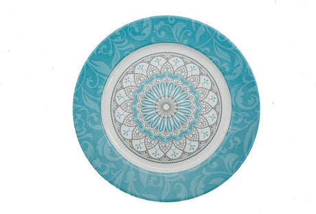 AKDC Melamine Round Dinner Plate  - 28CM - Blue&White - Al Kabayel Discount CentreAKDC Melamine Round Dinner Plate  - 28CM - Blue&WhitePlatesAKDCAl Kabayel Discount Centre