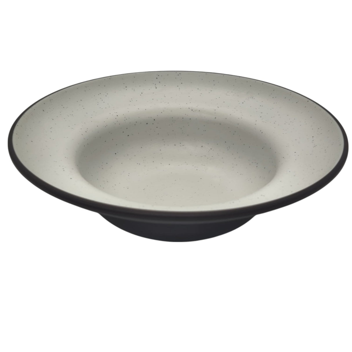 AKDC Melamine Soup Plate Durable - 23cmX7cm - Brown&White - Al Kabayel Discount CentreAKDC Melamine Soup Plate Durable - 23cmX7cm - Brown&WhitePlatesAKDCAl Kabayel Discount Centre