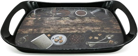 AKDC Melamine Tray 12.25inch length * 9.6inch width Multicolor - Al Kabayel Discount CentreAKDC Melamine Tray 12.25inch length * 9.6inch width MulticolorPlatesAl Kabayel Discount CentreAl Kabayel Discount Centre
