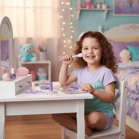 AKDC Mermaid Princess Kids Makeup Set – Glitter Eyeshadow, Lipstick & Nail Polish (Ages 5+) - Al Kabayel Discount CentreAKDC Mermaid Princess Kids Makeup Set – Glitter Eyeshadow, Lipstick & Nail Polish (Ages 5+)ToysAKDCAl Kabayel Discount Centre