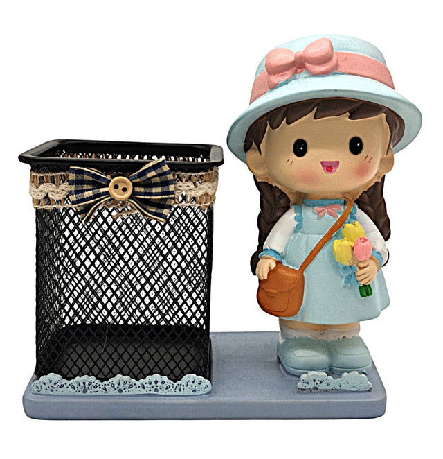 AKDC Mesh Pen Holder with 3D Little Girl Figurine – Blue Dress - Al Kabayel Discount CentreAKDC Mesh Pen Holder with 3D Little Girl Figurine – Blue DressDesk Accessories & OrganizersAKDCAl Kabayel Discount Centre