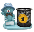 AKDC Mesh Pen Holder with 3D Teddy Bear Figurine – Blue Edition - Al Kabayel Discount CentreAKDC Mesh Pen Holder with 3D Teddy Bear Figurine – Blue EditionDesk Accessories & OrganizersAKDCAl Kabayel Discount Centre