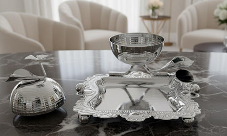 AKDC Metal 2 - in1 Candy Bowl with Lid 25cm*20cm*15cm, Silver - Al Kabayel Discount CentreAKDC Metal 2 - in1 Candy Bowl with Lid 25cm*20cm*15cm, SilverCandy ServersAKDCAl Kabayel Discount Centre