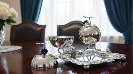 AKDC Metal 2 - in1 Dual Candy Bowl Set with Lid 25cm*20cm*15cm, Silver - Al Kabayel Discount CentreAKDC Metal 2 - in1 Dual Candy Bowl Set with Lid 25cm*20cm*15cm, SilverCandy ServersAKDCAl Kabayel Discount Centre