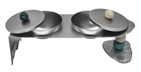 AKDC Metal 2 - Part Candy Bowl with Lid 32cm*12cm*9cm, Table Top design - Al Kabayel Discount CentreAKDC Metal 2 - Part Candy Bowl with Lid 32cm*12cm*9cm, Table Top designBowlsAKDCAl Kabayel Discount Centre