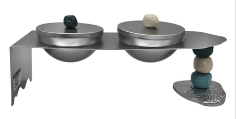 AKDC Metal 2 - Part Candy Bowl with Lid 32cm*12cm*9cm, Table Top design - Al Kabayel Discount CentreAKDC Metal 2 - Part Candy Bowl with Lid 32cm*12cm*9cm, Table Top designBowlsAKDCAl Kabayel Discount Centre