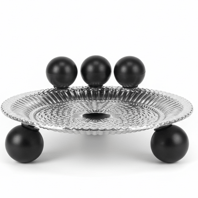 AKDC metal ball footed candy tray decorative serving tray luxury table display platter 15cm - Al Kabayel Discount CentreAKDC metal ball footed candy tray decorative serving tray luxury table display platter 15cmServing TraysAKDCAl Kabayel Discount Centre