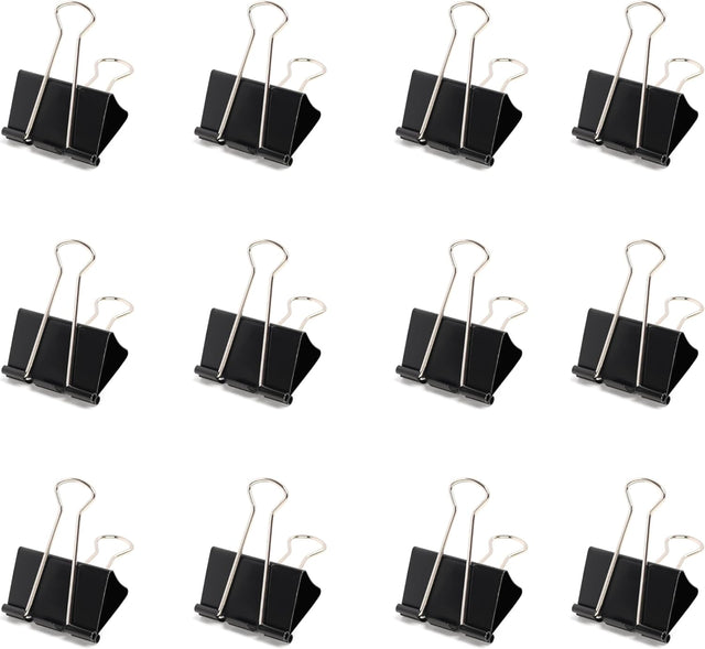 AKDC Metal Binder Clips High Quality Steel Strong Clamping Force 41mm Set Of 24pcs - Al Kabayel Discount CentreAKDC Metal Binder Clips High Quality Steel Strong Clamping Force 41mm Set Of 24pcsPaper Clips, Staples & FastenersAKDCAl Kabayel Discount Centre