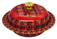 AKDC Metal Bowl with Lid 25cm, Red/Multicolour - Al Kabayel Discount CentreAKDC Metal Bowl with Lid 25cm, Red/MulticolourBowlsAKDCAl Kabayel Discount Centre