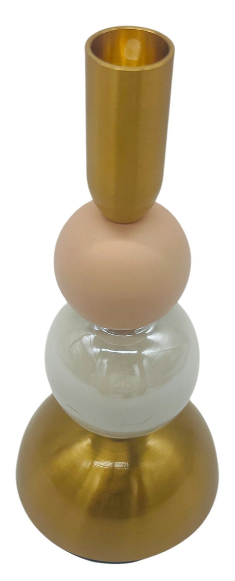 AKDC Metal Candle Holder 21.5cm*10cm,Table Centerpiece Décor, Multicolor - Al Kabayel Discount CentreAKDC Metal Candle Holder 21.5cm*10cm,Table Centerpiece Décor, MulticolorHome Décor AccentsAKDCAl Kabayel Discount Centre