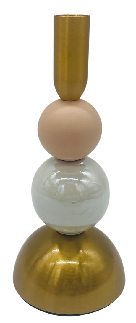AKDC Metal Candle Holder 21.5cm*10cm,Table Centerpiece Décor, Multicolor - Al Kabayel Discount CentreAKDC Metal Candle Holder 21.5cm*10cm,Table Centerpiece Décor, MulticolorHome Décor AccentsAKDCAl Kabayel Discount Centre