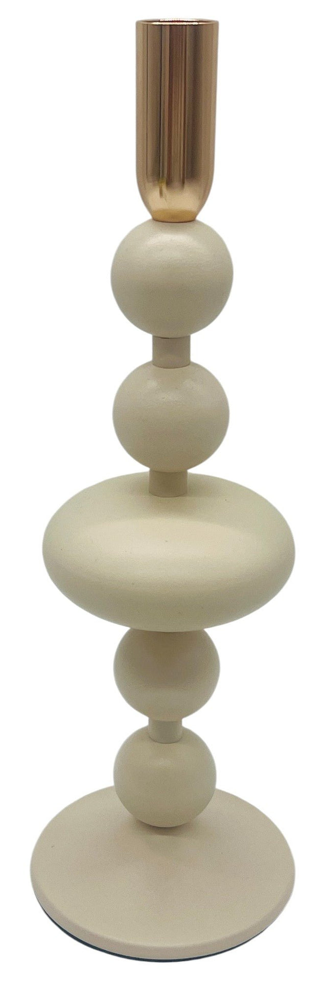 AKDC Metal Candle Holder 31cm*10cm,Table Centerpiece Décor, Ivory/Gold - Al Kabayel Discount CentreAKDC Metal Candle Holder 31cm*10cm,Table Centerpiece Décor, Ivory/GoldHome Décor AccentsAKDCAl Kabayel Discount Centre