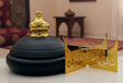 AKDC Metal Candy Bowl with Lid and Stand 16cm*21.5cm, Black/Gold - Al Kabayel Discount CentreAKDC Metal Candy Bowl with Lid and Stand 16cm*21.5cm, Black/GoldCandy ServersAKDCAl Kabayel Discount Centre