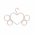 AKDC Metal Cloth Hanger 26cm*24cm, Heart Design, Rose Gold - Al Kabayel Discount CentreAKDC Metal Cloth Hanger 26cm*24cm, Heart Design, Rose GoldOrganizers & AccessoriesAKDCAl Kabayel Discount Centre