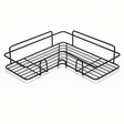 AKDC Metal Corner Shelf 26cm*26cm*4.5cm, Black - Al Kabayel Discount CentreAKDC Metal Corner Shelf 26cm*26cm*4.5cm, BlackOrganizers & AccessoriesAKDCAl Kabayel Discount Centre