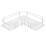 AKDC Metal Corner Shelf 26cm*26cm*4.5cm, White - Al Kabayel Discount CentreAKDC Metal Corner Shelf 26cm*26cm*4.5cm, WhiteOrganizers & AccessoriesAKDCAl Kabayel Discount Centre