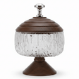 AKDC Metal Footed Acrylic Elegant Candy Jar with Brown Lid Decorative Serving and Storage Container 15 × 13 cm - Al Kabayel Discount CentreAKDC Metal Footed Acrylic Elegant Candy Jar with Brown Lid Decorative Serving and Storage Container 15 × 13 cmJars & Food SaversAKDCAl Kabayel Discount Centre