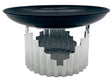 AKDC Metal Footed Cake Tray 25cm*13cm, Black Tray with Silver Foot - Al Kabayel Discount CentreAKDC Metal Footed Cake Tray 25cm*13cm, Black Tray with Silver FootServing TraysAKDCAl Kabayel Discount Centre