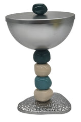 AKDC Metal Footed Candy Bowl with Lid 20cm*12cm*12cm, Multicolour - Al Kabayel Discount CentreAKDC Metal Footed Candy Bowl with Lid 20cm*12cm*12cm, MulticolourBowlsAKDCAl Kabayel Discount Centre