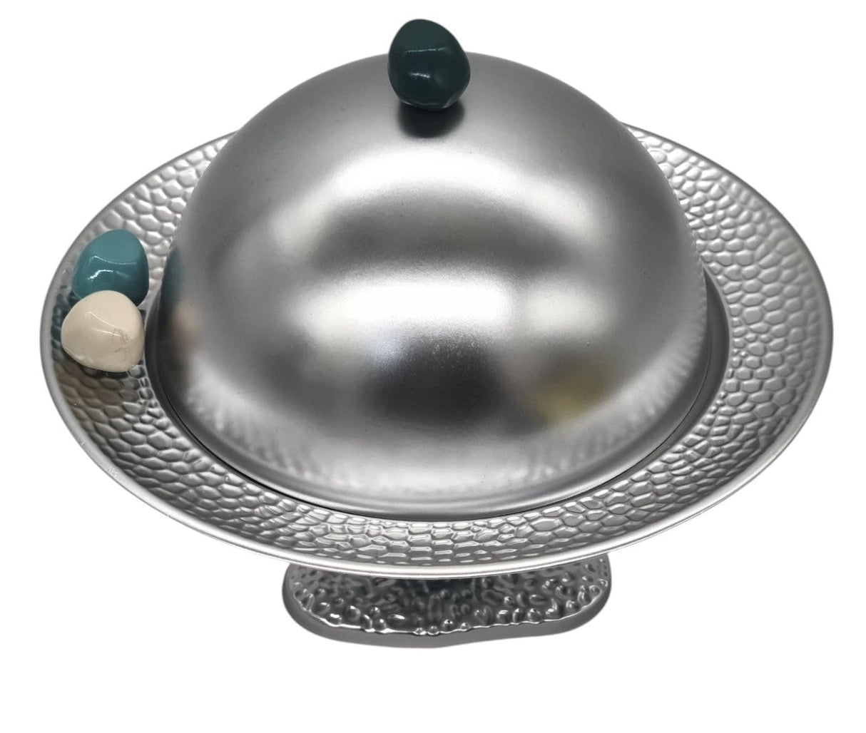 AKDC Metal Footed Candy Tray with Dome 22cm*22cm*20cm - Al Kabayel Discount CentreAKDC Metal Footed Candy Tray with Dome 22cm*22cm*20cmServing TraysAKDCAl Kabayel Discount Centre