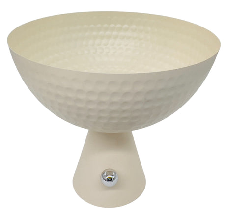 AKDC Metal Footed Fruit Bowl 25cm*24.2cm, Ivory - Al Kabayel Discount CentreAKDC Metal Footed Fruit Bowl 25cm*24.2cm, IvoryBowlsAKDCAl Kabayel Discount Centre