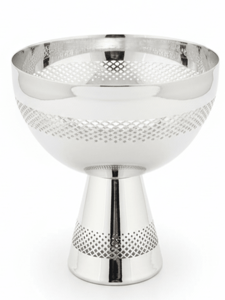 AKDC Metal Fruit & Candy Bowl – Modern Silver Finish, Stylish Tabletop Serving Bowl, 17 × 21 cm - Al Kabayel Discount CentreAKDC Metal Fruit & Candy Bowl – Modern Silver Finish, Stylish Tabletop Serving Bowl, 17 × 21 cmServing TraysAKDCAl Kabayel Discount Centre