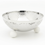 AKDC Metal Fruit & Candy Bowl – Premium Silver Finish, Multipurpose Decorative Serving Bowl, 20 × 9 cm - Al Kabayel Discount CentreAKDC Metal Fruit & Candy Bowl – Premium Silver Finish, Multipurpose Decorative Serving Bowl, 20 × 9 cmServing TraysAKDCAl Kabayel Discount Centre