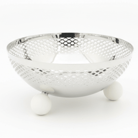 AKDC Metal Fruit & Candy Bowl – Premium Silver Finish, Multipurpose Decorative Serving Bowl, 20 × 9 cm - Al Kabayel Discount CentreAKDC Metal Fruit & Candy Bowl – Premium Silver Finish, Multipurpose Decorative Serving Bowl, 20 × 9 cmServing TraysAKDCAl Kabayel Discount Centre