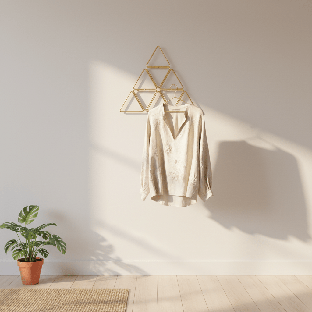 AKDC Metal Hanger 32cm, Triangle Shape, Gold - Al Kabayel Discount CentreAKDC Metal Hanger 32cm, Triangle Shape, GoldOrganizers & AccessoriesAKDCAl Kabayel Discount Centre